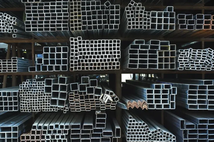 Ángulo doblado de acero utilizado en estructuras metálicas y construcción